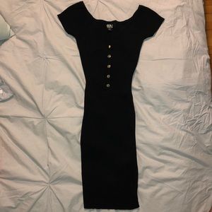 Black Hera Collection Body con dress